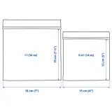 IKEA ISTAD (ИКЕА ИСТАД) — Пакет Ziplock, рисунок/синий, 1/0,4 л — фото 7