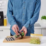 IKEA ISTAD (ИКЕА ИСТАД) — Пакет Ziplock, рисунок/черно-желтый, 1/0,4 л — фото 2