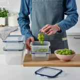 IKEA IKEA 365+ (ИКЕА ИКЕА 365+) — Контейнер с крышкой, 4 штуки, пластик — фото 3
