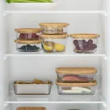 IKEA IKEA 365+ (ИКЕА ИКЕА 365+) — Контейнер для еды с крышкой, прямоугольный, нержавеющая сталь/пластик, 1,0 л — фото 4