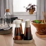 IKEA HALVTOM (ИКЕА ХАЛВТОМ) — Кофемолка, стекло/коричневый, 19 см — фото 2
