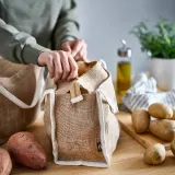 IKEA GULLRISMOTT (ИКЕА ГУЛЛРИСМОТТ) — Мешок для хранения продуктов, для картофеля, 9,0 л — фото 2