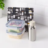 IKEA ENKELSPÅRIG (ИКЕА ЕНКЕЛСПОРИГ) — Бутылка для воды, нержавеющая сталь/бежевый, 0,5 л — фото 3