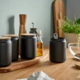 IKEA EKLATERA (ИКЕА ЕКЛАТЕРА) — Банка с крышкой, черная, 1,1 л — фото 3