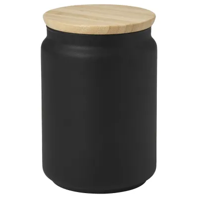 IKEA EKLATERA (ИКЕА ЕКЛАТЕРА) — Банка с крышкой, черная, 1,1 л