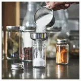 IKEA CITRONHAJ (ИКЕА СИТРОНХАЙ) — Шейкер для соли/перца, прозрачное стекло/нержавеющая сталь, 8 см — фото 6