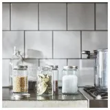 IKEA CITRONHAJ (ИКЕА СИТРОНХАЙ) — Контейнер для специй, прозрачное стекло/нержавеющая сталь, 35 мл — фото 3