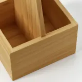 IKEA CHOKLADHAJ (ИКЕА СХОКЛАДХАЙ) — Настольный органайзер, дерево, 12x11 см — фото 6