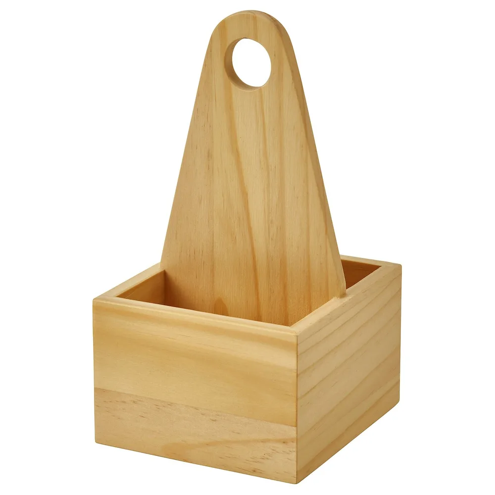IKEA CHOKLADHAJ (ИКЕА СХОКЛАДХАЙ) — Настольный органайзер, дерево, 12x11 см