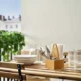 IKEA CHOKLADHAJ (ИКЕА СХОКЛАДХАЙ) — Настольный органайзер, дерево, 12x11 см — фото 3