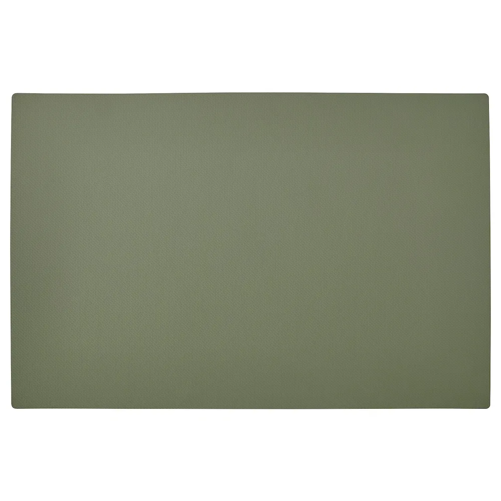 IKEA UTSÅDD (ИКЕА УТСОДД) — Коврик для миски, серо-зеленый, 33x50 см