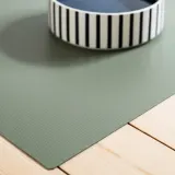 IKEA UTSÅDD (ИКЕА УТСОДД) — Коврик для миски, серо-зеленый, 33x50 см — фото 2
