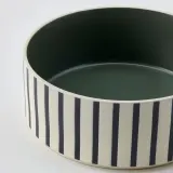 IKEA UTSÅDD (ИКЕА УТСОДД) — Миска для животных, полосатый узор, черно-синий/серо-зеленый, 19 см — фото 6