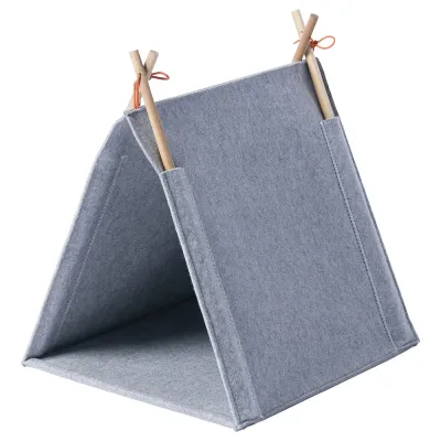 IKEA UTSÅDD (ИКЕА УТСОДД) — Домик для кошки, серый/ войлок