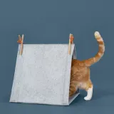 IKEA UTSÅDD (ИКЕА УТСОДД) — Домик для кошки, серый/ войлок — фото 5