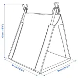 IKEA UTSÅDD (ИКЕА УТСОДД) — Домик для кошки, серый/ войлок — фото 8