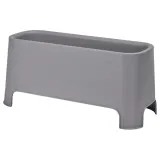 IKEA ASPAREN (ИКЕА АСПАРЕН) — Цветочный горшок, цвет серый, 89x38 см — фото 1