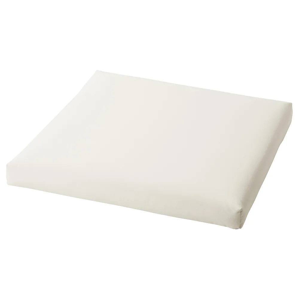 IKEA KUDDARNA (ИКЕА КУДДАРНА) — Подушка для сиденья, садовая, светло-серо-бежевая, 62x62 см
