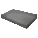 IKEA FRÖSÖN/DUVHOLMEN (ИКЕА ФРОСОН/ДУВХОЛМЕН) — Подушка для сиденья, садовая, темно-серая, 124x62 см — фото 1