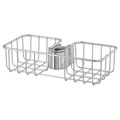 IKEA VOXNAN (ИКЕА ВОКСНАН) — Полка для душа, хром, 25x6 см