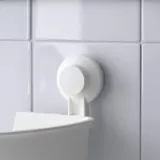 IKEA TISKEN (ИКЕА ТИСКЕН) — Угловая полка с присоской, белая — фото 5