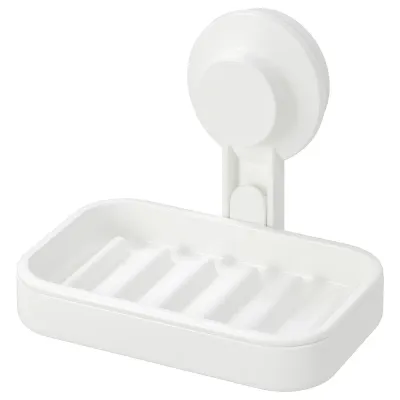 IKEA TISKEN (ИКЕА ТИСКЕН) — Мыльница с присоской, белая