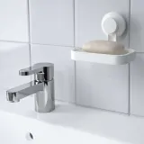 IKEA TISKEN (ИКЕА ТИСКЕН) — Мыльница с присоской, белая — фото 4