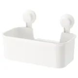 IKEA TISKEN (ИКЕА ТИСКЕН) — Корзина с присосками, белая — фото 1