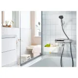 IKEA TISKEN (ИКЕА ТИСКЕН) — Корзина с присосками, белая — фото 3