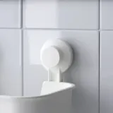 IKEA TISKEN (ИКЕА ТИСКЕН) — Корзина с присосками, белая — фото 8