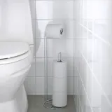 IKEA KROKFJORDEN (ИКЕА КРОКФЙОРДЕН) — Подставка для туалетной бумаги, оцинкованная — фото 2