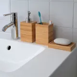 IKEA DRAGAN (ИКЕА ДРАГАН) — Тумба для зубных щеток, бамбук — фото 3