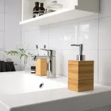 IKEA DRAGAN (ИКЕА ДРАГАН) — Дозатор для мыла, бамбук — фото 2