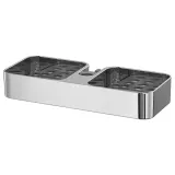 IKEA BROGRUND (ИКЕА БРОГРУНД) — Полка для душа, хром, 25x4 см — фото 1