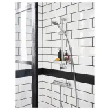 IKEA BROGRUND (ИКЕА БРОГРУНД) — Полка для душа, хром, 25x4 см — фото 3