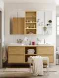 IKEA BROFJÄRDEN (ИКЕА БРОФЙЭРДЕН) — Душевая полка, хромированный эффект, 33x12 см — фото 6