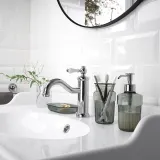 IKEA BROFJÄRDEN (ИКЕА БРОФЙЭРДЕН) — Набор для ванной комнаты, 3 шт, серый — фото 2