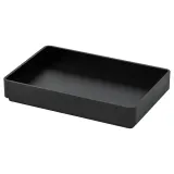IKEA SKOGSVIKEN (ИКЕА СКОГСВИКЕН) — Поднос, черный, 10x15 см — фото 1