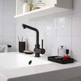 IKEA SKOGSVIKEN (ИКЕА СКОГСВИКЕН) — Поднос, черный, 10x15 см — фото 2