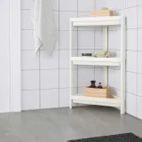 IKEA VESKEN (ИКЕА ВЕСКЕН) — Угловой блок, белый, 33x33x71 см — фото 2