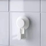 IKEA TISKEN (ИКЕА ТИСКЕН) — Вешалка с присоской, белая — фото 4