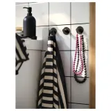 IKEA SKOGHALL (ИКЕА СКОГХАЛЛ) — Самоклеящийся крючок, черный — фото 3