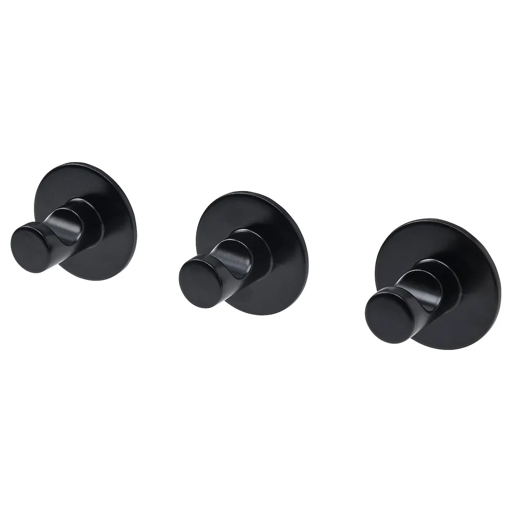 IKEA SKOGHALL (ИКЕА СКОГХАЛЛ) — Самоклеящийся крючок, черный