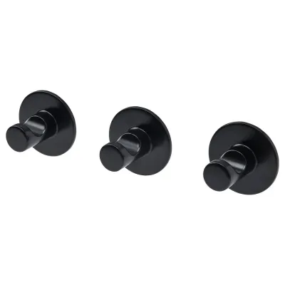 IKEA SKOGHALL (ИКЕА СКОГХАЛЛ) — Самоклеящийся крючок, черный