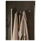 IKEA SKOGHALL (ИКЕА СКОГХАЛЛ) — Самоклеящийся крючок, хром — фото 5