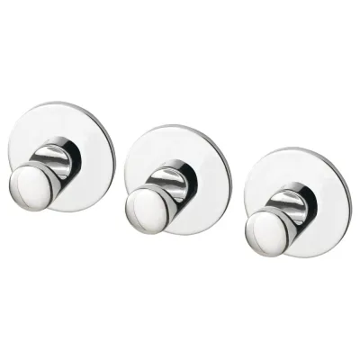 IKEA SKOGHALL (ИКЕА СКОГХАЛЛ) — Самоклеящийся крючок, хром
