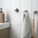 IKEA SKOGHALL (ИКЕА СКОГХАЛЛ) — Самоклеящийся крючок, хром — фото 2