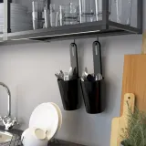 IKEA ENHET (ИКЕА ЕНХЕТ) — Крючок, антрацит, 6x24 мм — фото 5