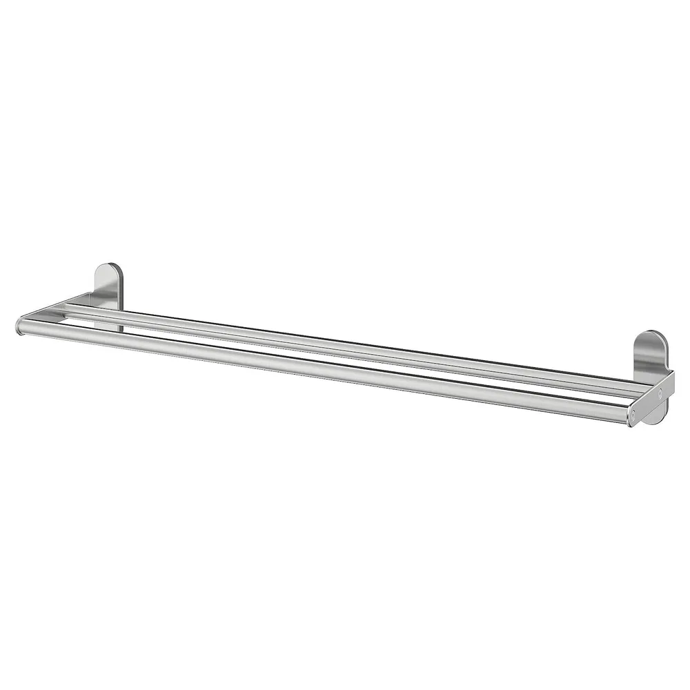 IKEA BROGRUND (ИКЕА БРОГРУНД) — Полотенцесушитель, нержавеющая сталь, 67 см