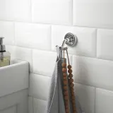 IKEA BROFJÄRDEN (ИКЕА БРОФЙЭРДЕН) — Двойной крючок, хромированный эффект — фото 2